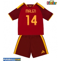 AS Roma Donyell Malen #14 Heimtrikotsatz Kinder 2026-27 Kurzarm (+ Kurze Hosen)